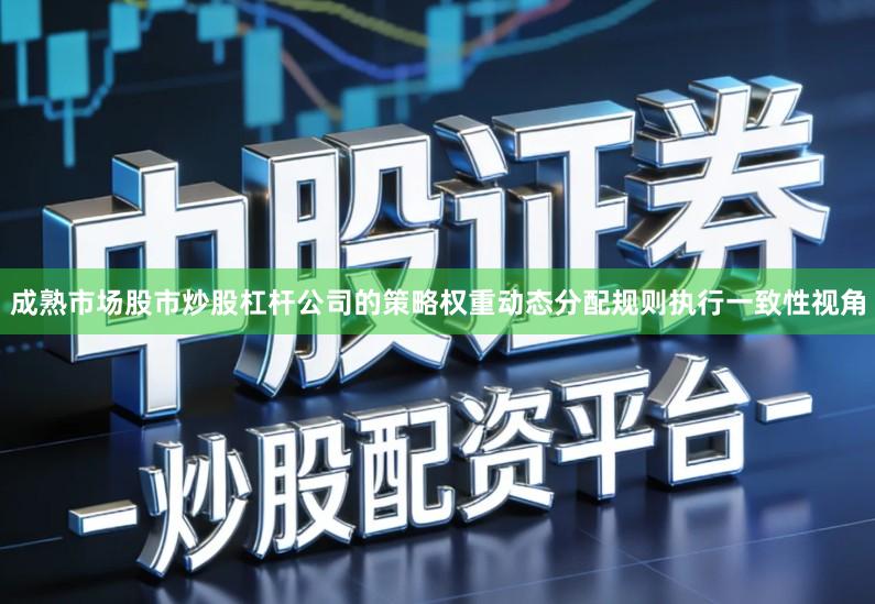 成熟市场股市炒股杠杆公司的策略权重动态分配规则执行一致性视角