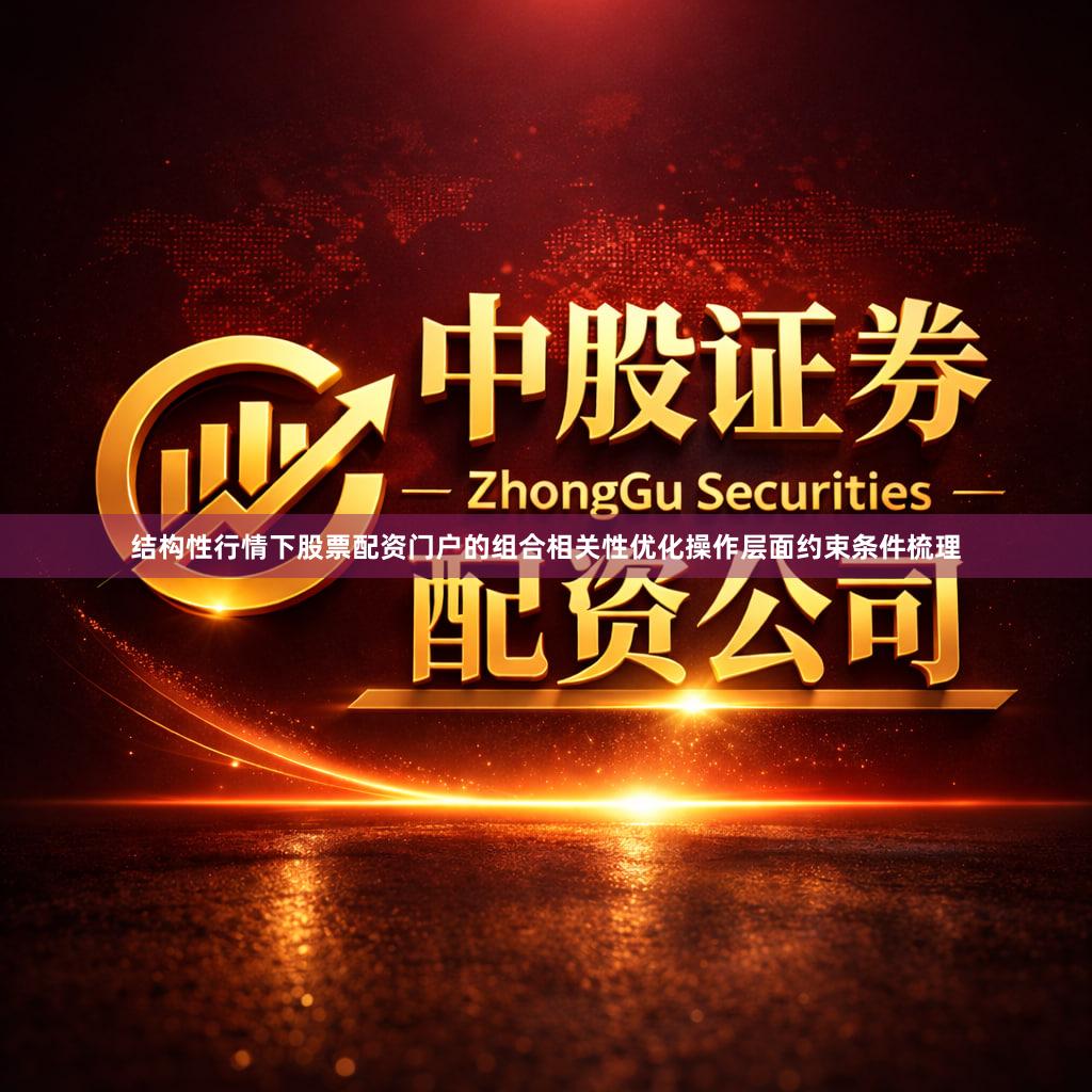 结构性行情下股票配资门户的组合相关性优化操作层面约束条件梳理